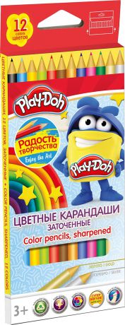 Play-Doh Набор цветных карандашей 12 цветов