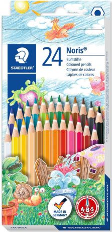Staedtler Набор цветных карандашей Noris Club 144 ND 24 цвета