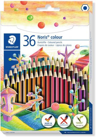 Staedtler Набор цветных карандашей Noris Colour Wopex 36 цветов