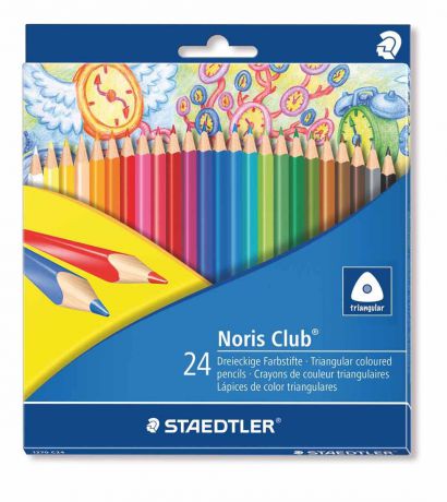 Staedtler Набор цветных карандашей Noris Club 24 цвета