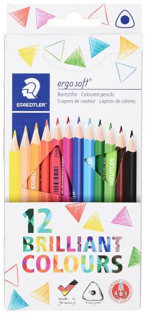 Staedtler Набор цветных карандашей Ergosoft 157 12 цветов