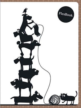 Expert Complete Тетрадь Animals 80 листов в клетку цвет белый черный бежевый формат A5