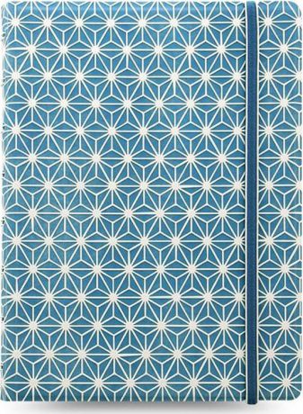 Тетрадь Filofax Impressions, 56 листов, в линейку, формат A5, цвет: синий, белый