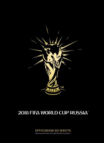 FIFA-2018 Блокнот ЧМ по футболу 2018 Золотая эмблема 80 листов 80ББ4лофВ1_17485