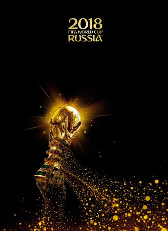 FIFA-2018 Блокнот ЧМ по футболу 2018 Золотая эмблема 80 листов