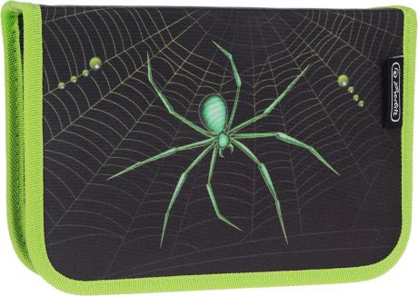 Herlitz Пенал Spider с наполнением 31 предмет