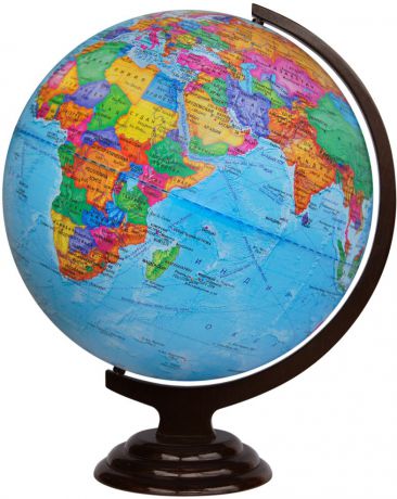 Глобусный мир Глобус политический настольный на деревянной подставке диаметр 42 см