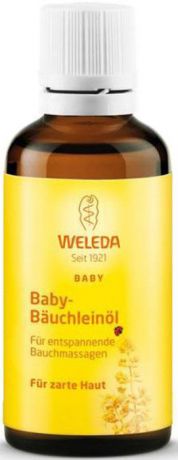 Weleda Масло для массажа животика младенцев "Baby", 50 мл