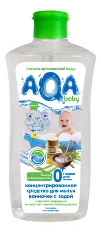 AQA baby Концентрированное средство для мытья ванночек с содой 500 мл