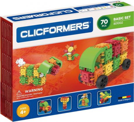 Clicformers Конструктор Basic Set 70 деталей