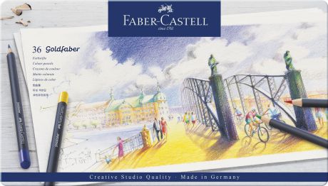 Faber-Castell Набор цветных карандашей Goldfaber 36 цветов