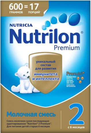 Молочная смесь Nutrilon Premium 2, 600 г