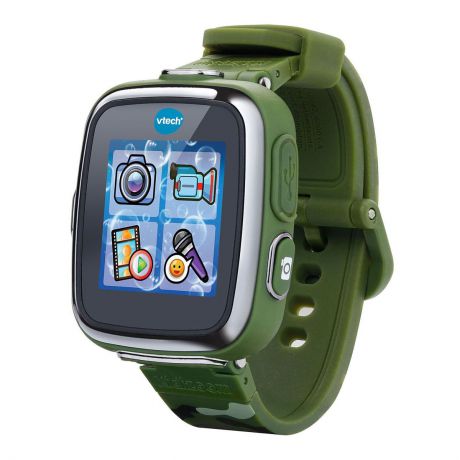 Vtech Детские наручные часы Kidizoom SmartWatch DX цвет камуфляж