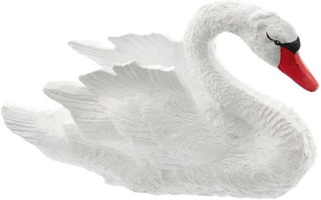 Фигура садовая Premium Gips "Большой белый лебедь", 44 х 18 х 28 см