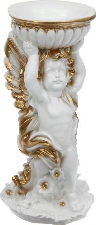Фигура садовая Premium Gips "Ангел с чашей в руках", 22 х 24 х 52 см