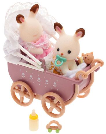 Sylvanian Families Набор фигурок Двойняшки в коляске