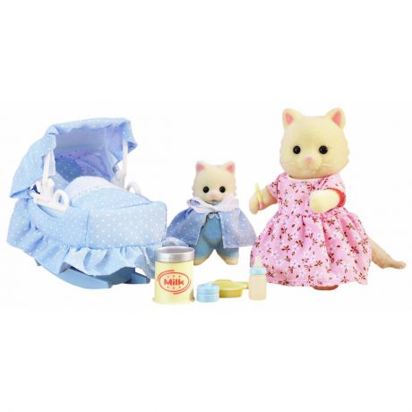 Sylvanian Families Набор фигурок Мама с малышом и колыбелькой