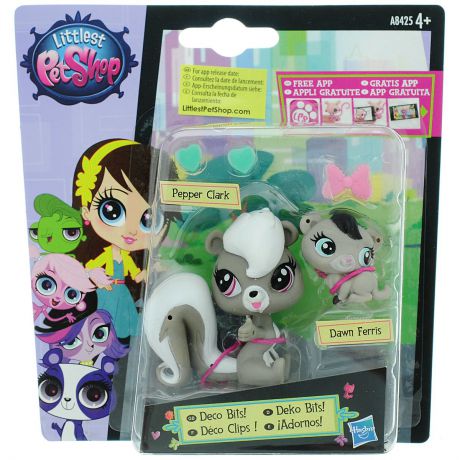 Littlest Pet Shop Набор фигурок "Pepper Clark и Dawn Ferris"