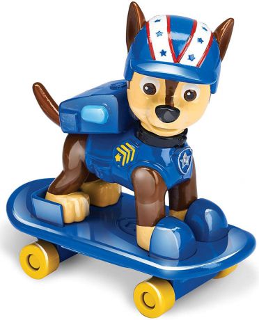 Paw Patrol Фигурка Marshall Chase со скейтбордом цвет синий
