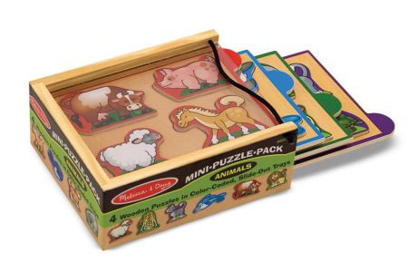 Melissa & Doug Мини-пазл Животные