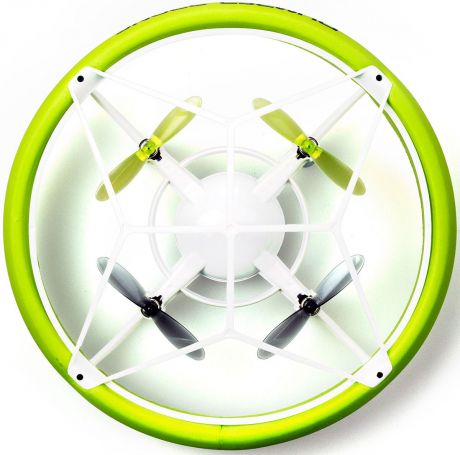 Интерактивная игрушка Silverlit Power in air Мини Бампер Дрон, цвет: зеленый