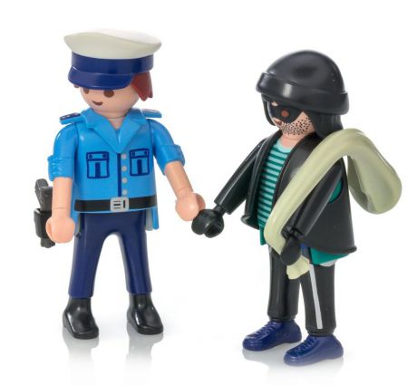 Playmobil Игровой набор ДУО Полицейский и грабитель