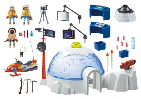 Playmobil Игровой набор Полярная экспедиция Штаб-квартира арктической экспедиции