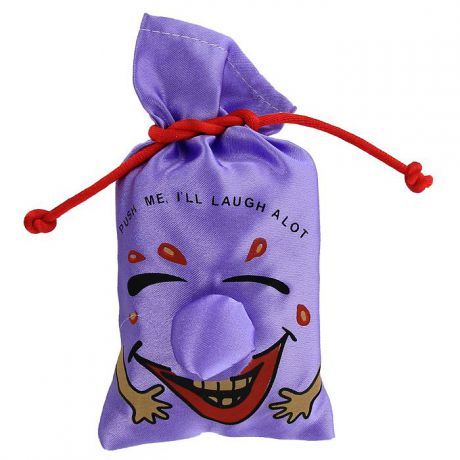 Сувенир Эврика "Мешочек со смехом", цвет: фиолетовый
