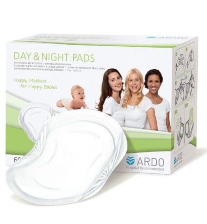 Ardo Medical Одноразовые прокладки для бюстгальтера Day & Night Pads цвет белый 60 шт
