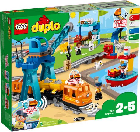 LEGO DUPLO Town 10875 Грузовой поезд Конструктор