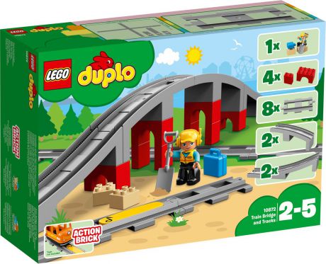 LEGO DUPLO Town 10872 Железнодорожный мост Конструктор