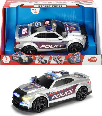 Полицейская машина Dickie Toys "Street force. Сила улиц", 33 см