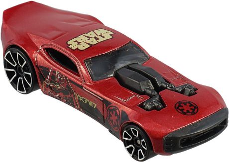 Трековая машинка Hot Wheels Star Wars DARTH VADER, цвет: красный