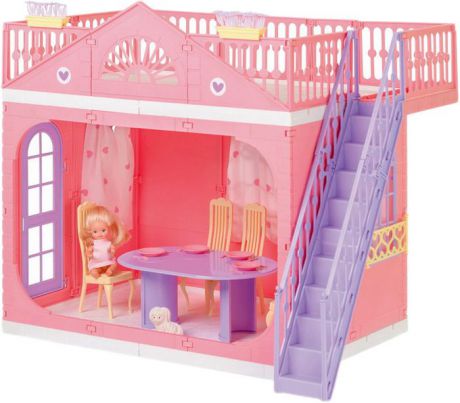 Дом для кукол Огонек "Маленькая принцесса", 15,5 х 27 см