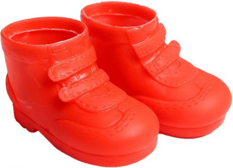 Ботинки для куклы "Липучки", 3495200, длина стопы 7,5 см, красный