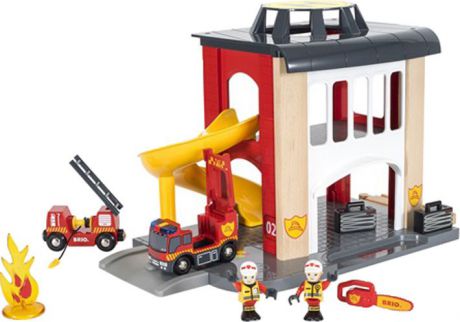 Игровой набор Brio "Пожарное отделение", 33833, 2 элемента