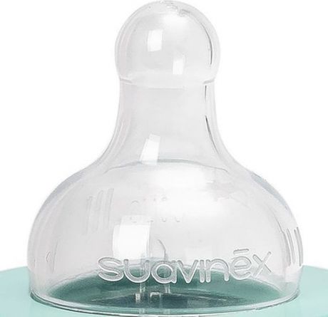 Бутылочка для кормления Suavinex Haute Couture, 3162102, от 0 месяцев, с силиконовой круглой соской, зеленый, 270 мл