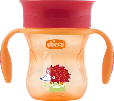 Чашка-поильник Chicco Perfect Cup, 340624130, красный, 200 мл