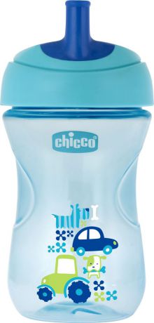 Чашка-поильник Chicco Advanced Cup, цвет голубой, 266 мл