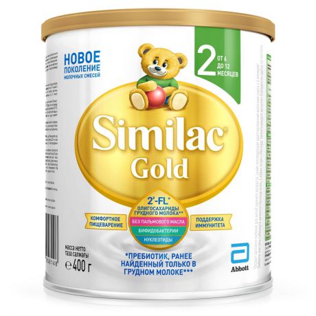 Молочная смесь Similac Gold 2, с 6 до 12 месяцев, 400 г