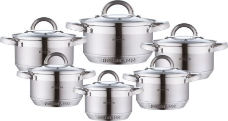 Набор посуды "Bohmann", 12 предметов. 0717BH