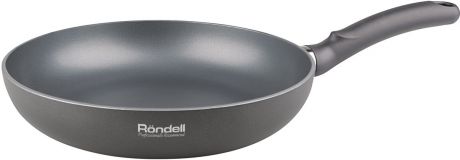Сковорода Rondell "Drive", с антипригарным покрытием, цвет: серый. Диаметр 26 см