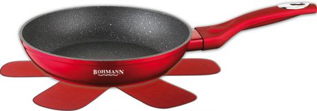 Сковорода "Bohmann", мраморное антипригарное покрытие, диаметр 28 см. BH 1005-28MRB