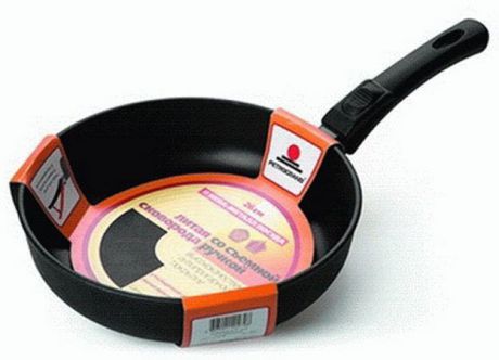 Сковорода литая Нева Металл Посуда "Традиционная" с антипригарным покрытием, со съемной ручкой, диаметр 26 см. 6026