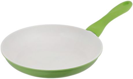 Сковорода "Mayer & Boch", с керамическим покрытием, цвет: зеленый. Диаметр 26 см