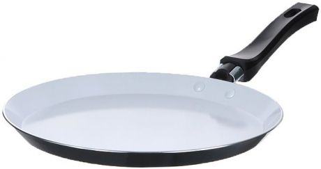 Сковорода блинная "Mayer & Boch", с керамическим покрытием, цвет: черный. Диаметр 26 см