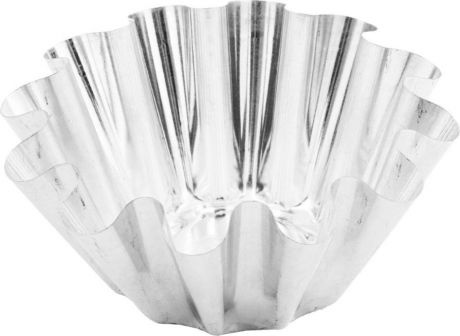 Форма для куличей Никис, цвет: серебристый, 20,9 х 20,9 х 8,2 см
