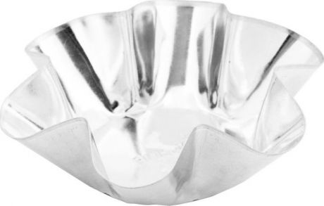 Форма для куличей Никис, цвет: серебристый, 17,6 х 11 х 5,8 см