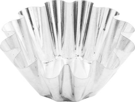 Форма для куличей Никис, цвет: серебристый, 18,5 х 11 х 6,4 см