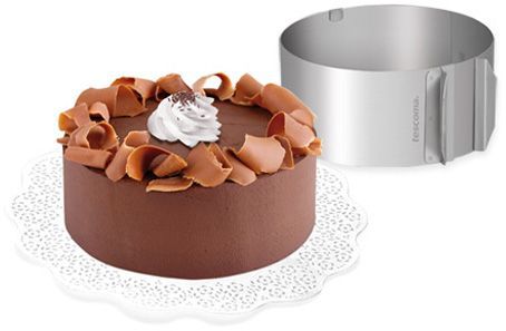 Форма для торта Tescoma "Delicia", регулируемая, круглая, диаметр 16-30 см